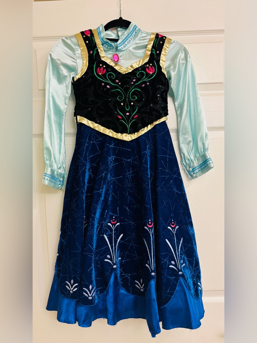 Disney Limited Edition Anna frozen costume 1/1500 very rare size 6 full set